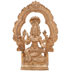 Handmade Bronze Mariyamman Idol – Panchaloha Murti of Mariamma, Mariatha, Shakti, Angalamman, Aadi Mariamman for Pooja, Temple & Home Decor,Gold, 6.5 Inch, 1 Piece
