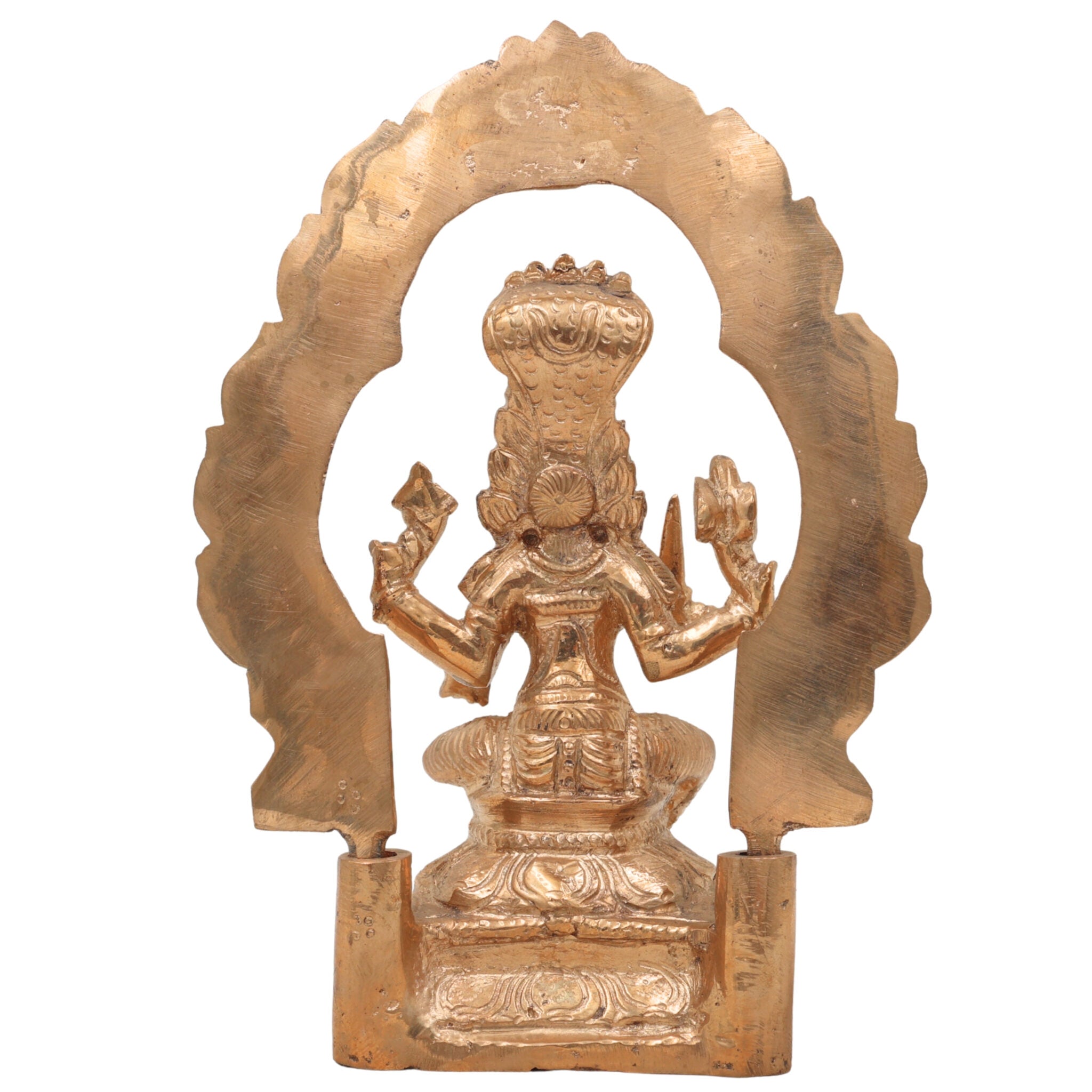 Handmade Bronze Mariyamman Idol – Panchaloha Murti of Mariamma, Mariatha, Shakti, Angalamman, Aadi Mariamman for Pooja, Temple & Home Decor,Gold, 6.5 Inch, 1 Piece