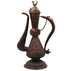 Bhunes Brass, Surahi, Suraahee, Ewer, Pitcher, Kettle, Ketalee, Kettledrum, Jar, Pot, Surai, Jug, Showpeice, Gift, Home Decor,Gold, 15 Inch, 1 Piece