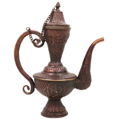 Bhunes Brass, Surahi, Surai, Suraahee, Ewer, Pitcher, Kettle, Ketalee, Kettledrum, Jar, Pot, Jug, Showpeice, Gift, Home Decor,Gold, 10 Inch, 1 Piece