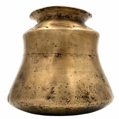 Bhunes Brass Antiques Loota, Lota, Chambu, Lotiya, Water Kamandal,Gold, 5 Inch, 1 Piece