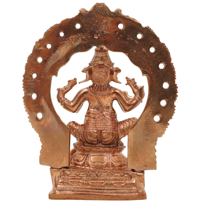 Bronze Lord Ganesha Idol, Handmade Ganesh Murti for Pooja, Home Temple & Spiritual Decor, Gold, 4 Inch, 1 Piece