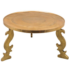 Bhunes Brass Pooja Chowki Peetha Peeta Peetalu Peetham Bajot For Temple Sinhasan Pooja Mandir Stand, Gold, 5 Inch, 1 Piece