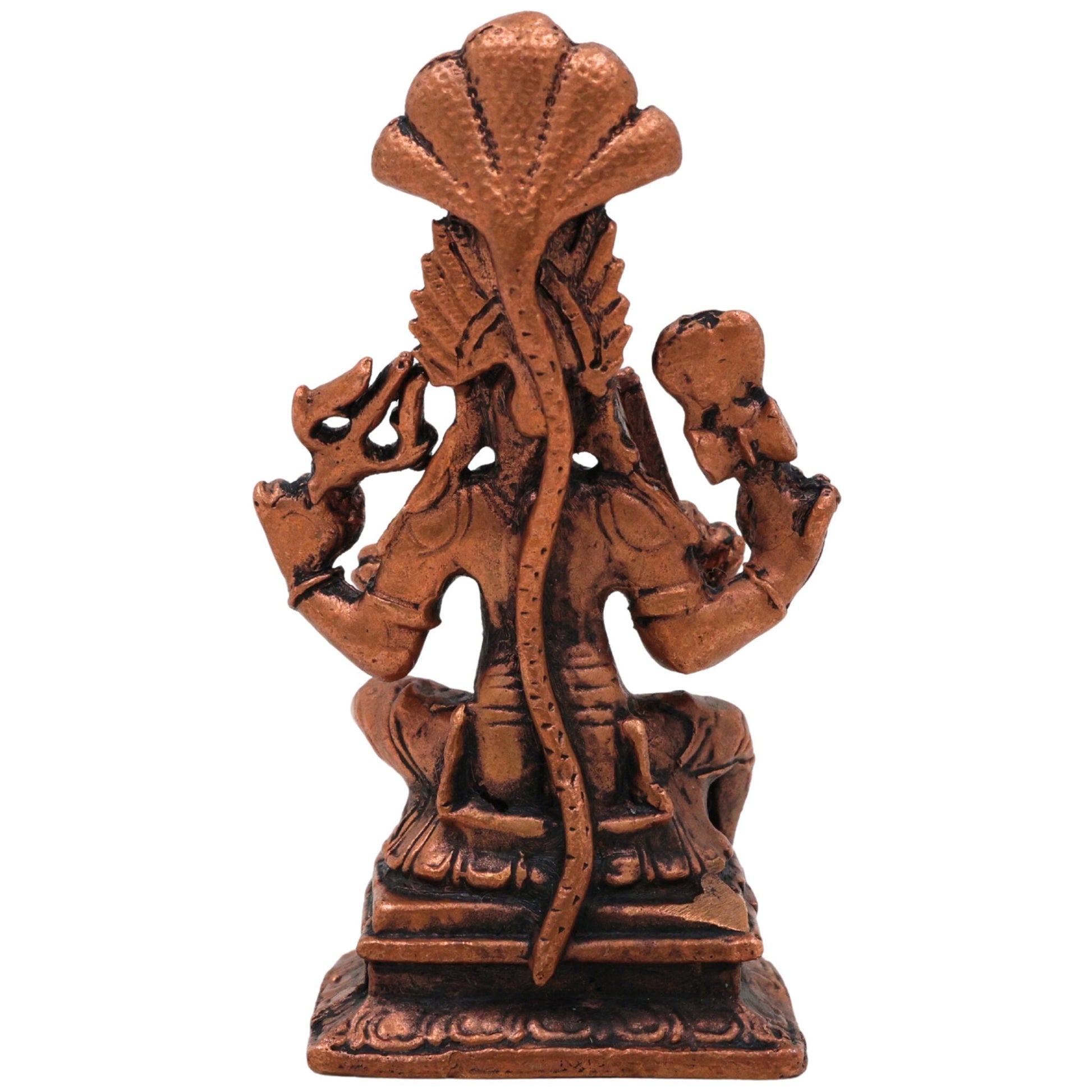 Copper Mariamman Idol, Tamra Karumari Amman Statue, Thamira Devi Murthi, Samayapuram Mariamman, South Indian Temple Decor & Puja Gift,Gold, 23 Inch, 1 Piece