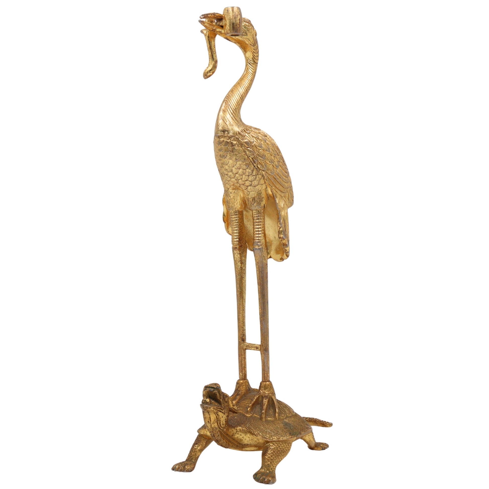Brass Hamsa Swan Idol – Raj Hamsa, Paramahamsa Figurine, White Swan Sculpture for Home, Temple & Spiritual Decor,Brown, 10.5 Inch, 1 Piece