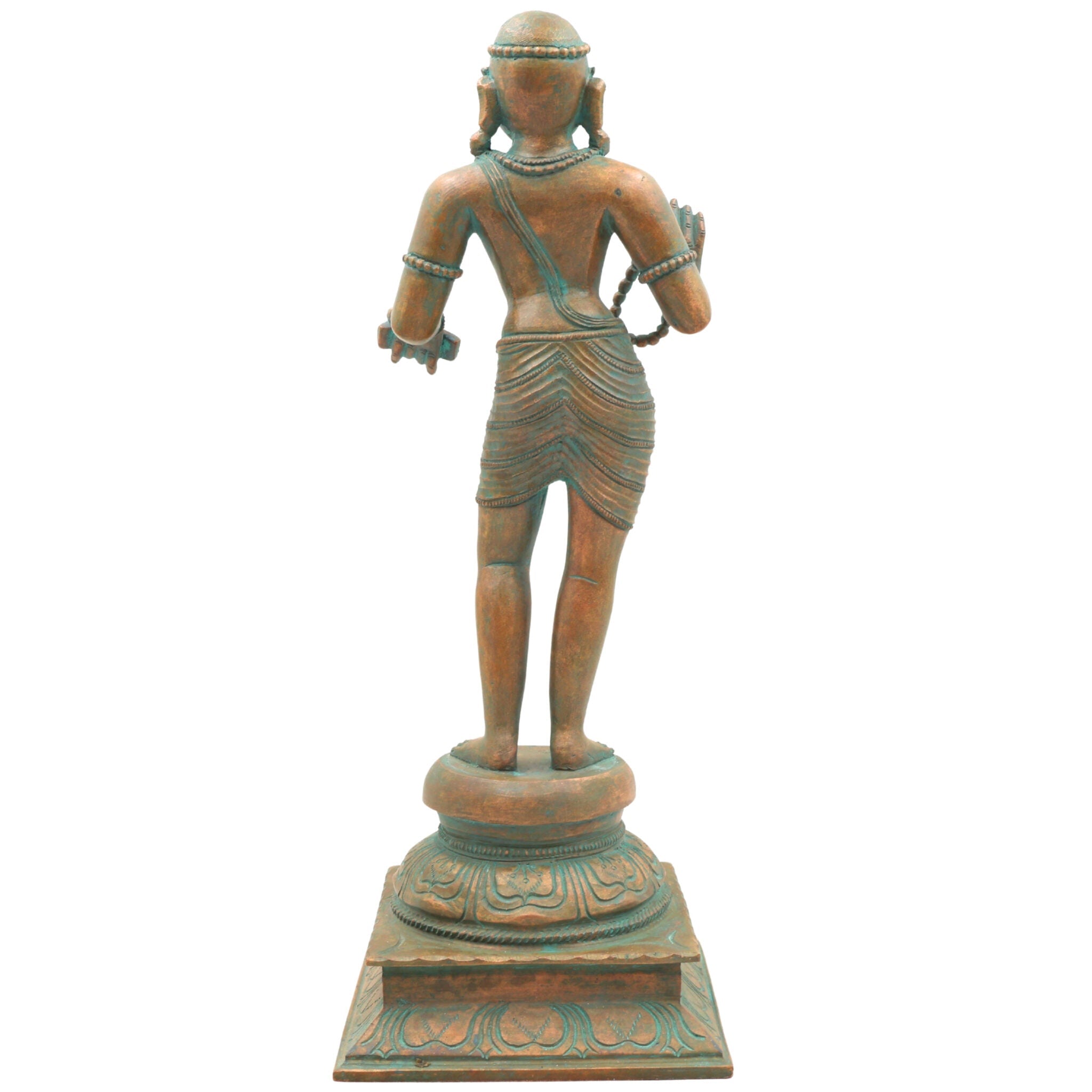 Handcrafted Panchaloha Bronze Murugan Idol – Swaminatha, Subramanya, Shanmukha, Skanda, Kartikeya Statue for Temple & Home Decor,Brown, 13.5 Inch, 1 Piece