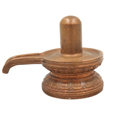Handmade Bronze Shiva Lingam Idol | Panchaloha Shiva Linga, Shivling, Mahalingam, Jyotirlingam for Home, Temple & Pooja Decor,Brown, 3 Inch, 1 Piece