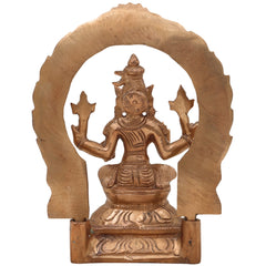 Handcrafted Bronze Panchaloha Varahi Amman Devi Idol – Chola Art South Indian Varahi Mata / Varahi Shakti / Maha Varahi Statue for Puja & Temple,Gold, 6 Inch, 1 Piece