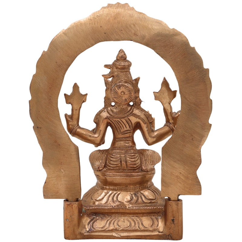 Handcrafted Bronze Panchaloha Varahi Amman Devi Idol – Chola Art South Indian Varahi Mata / Varahi Shakti / Maha Varahi Statue for Puja & Temple,Gold, 6 Inch, 1 Piece