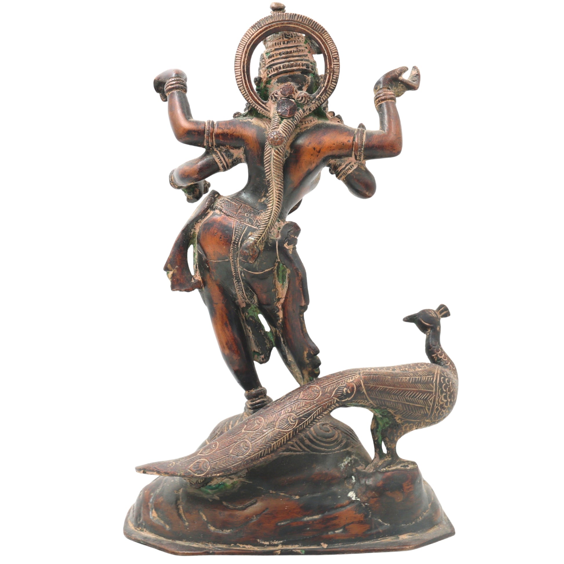 Bhunes Brass Goddess Saraswati Idol, Sarasvati Murti, Vidya Devi Figurine, Saraswathi Vigraha For Puja And Home Decor,Gold, 12 Inch, 1 Piece
