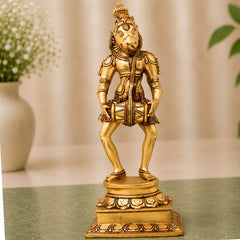 Brass Varaha Idol | Musical Varaha Murti / Vigraha for Home Decor, Temple, Pooja & Spiritual Gifting,Gold, 13 Inch, 1 Piece