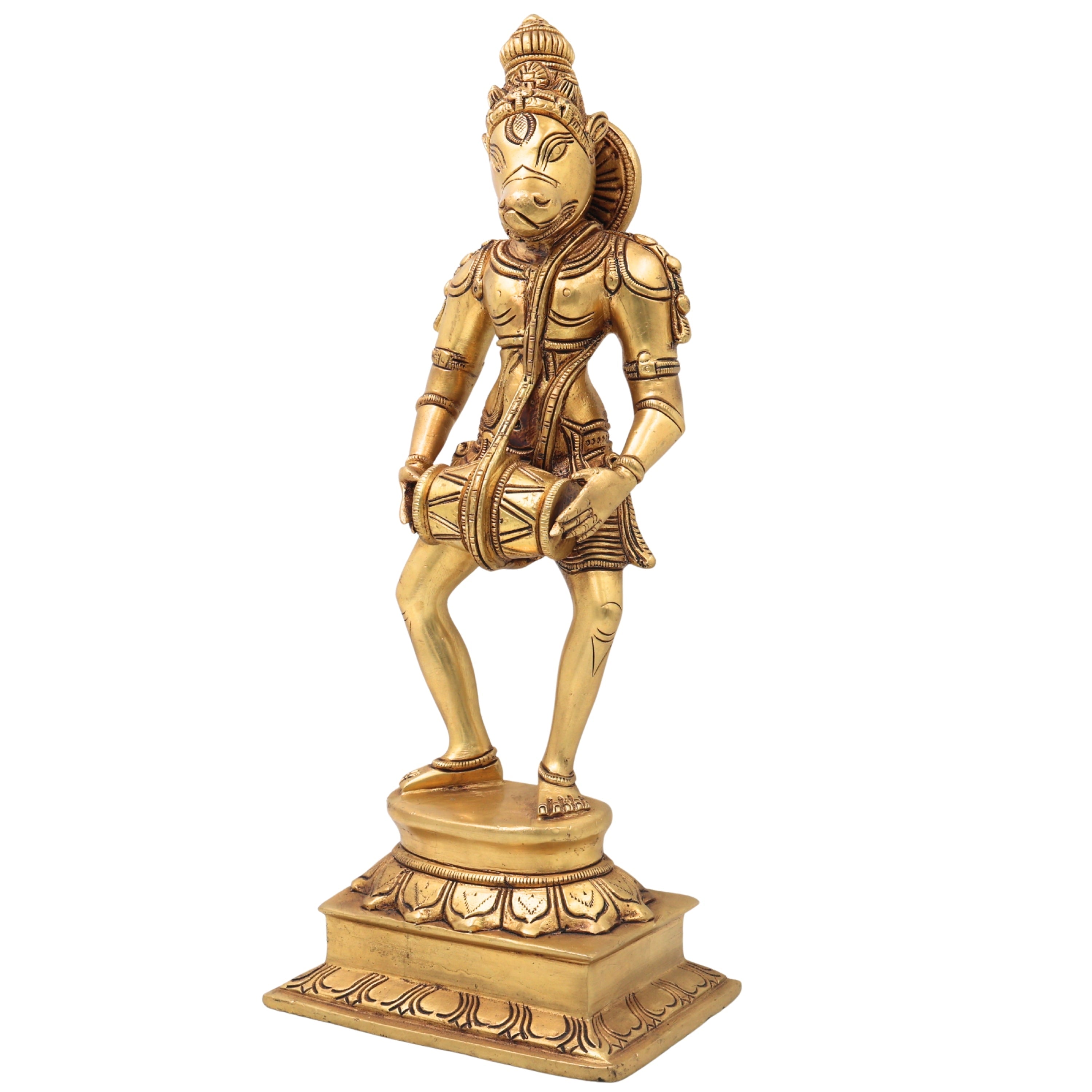 Brass Varaha Idol | Musical Varaha Murti / Vigraha for Home Decor, Temple, Pooja & Spiritual Gifting,Gold, 13 Inch, 1 Piece