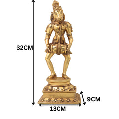 Brass Varaha Idol | Musical Varaha Murti / Vigraha for Home Decor, Temple, Pooja & Spiritual Gifting,Gold, 13 Inch, 1 Piece