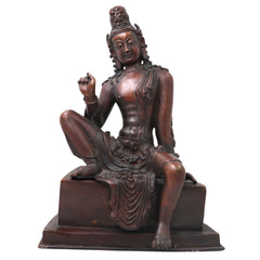 Brass Krishna Idol, Gopal Murti, Govinda Vigraham, Balakrishna Statue, Krishna Pratima for Pooja, Home & Temple Decor,Brown, 12 Inch, 1 Piece