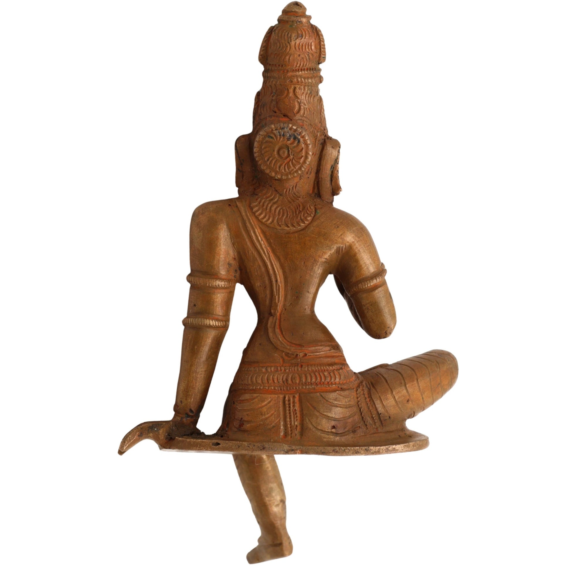 Handcrafted Panchaloha Bronze Parvati Idol – Gauri | Uma | Durga | Shailaputri Devi Murti for Pooja, Temple & Home Decor,Brown, 7.5 Inch, 1 Piece