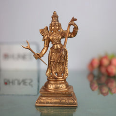Handcrafted Panchaloha Shri Rama Idol | Traditional Bronze Ramachandra Murti | Lord Raghunath Statue for Home & Temple Decor,Gold, 6.5 Inch, 1 Piece