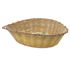 Brass Fruit Bowl Peetal Phal Dani Pital Phal Thali Pittal Decorative Velli Pittalam Bowl Traditional Indian Pooja Decor,Gold, 2 Inch, 1 Piece