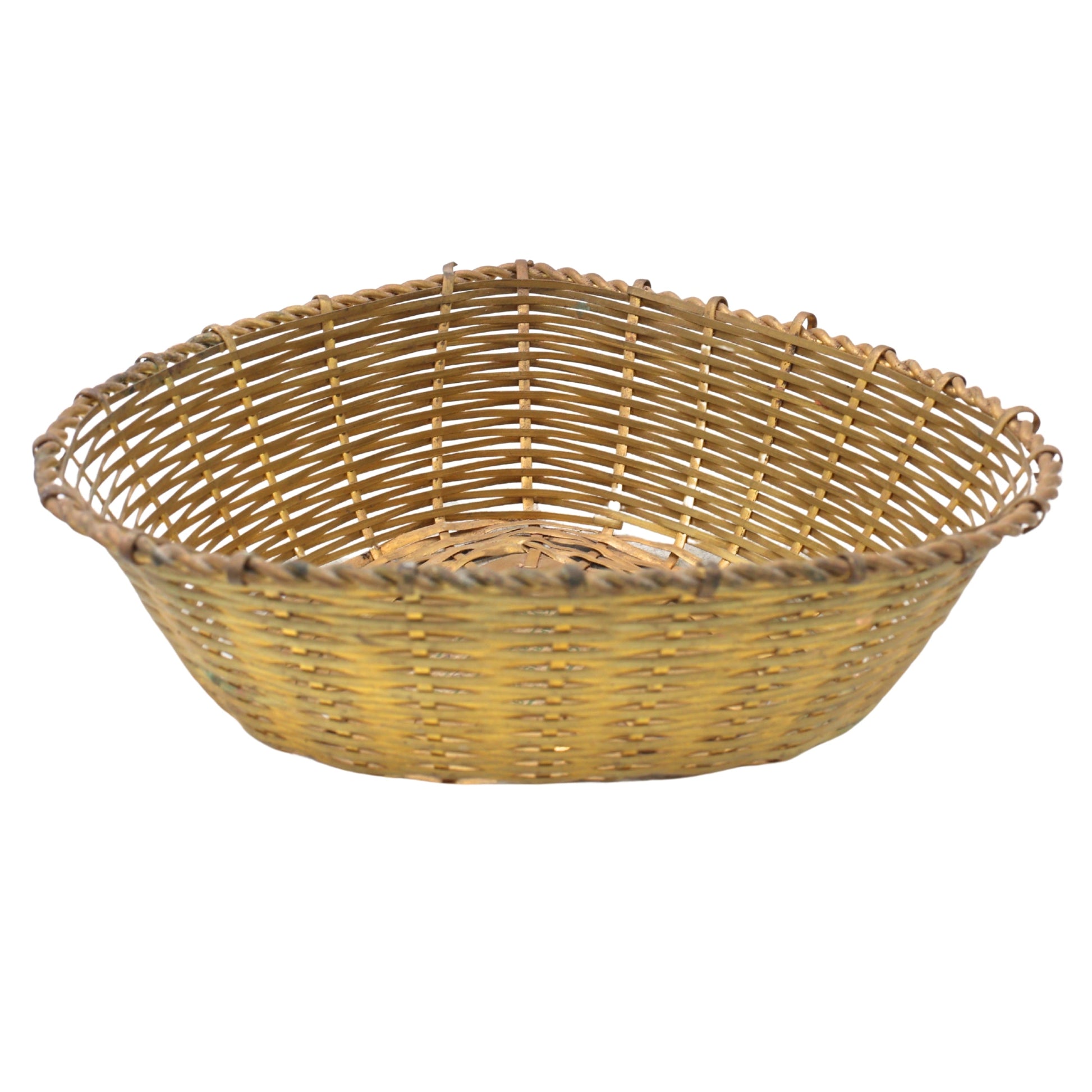 Brass Fruit Bowl Peetal Phal Dani Pital Phal Thali Pittal Decorative Velli Pittalam Bowl Traditional Indian Pooja Decor,Gold, 2 Inch, 1 Piece