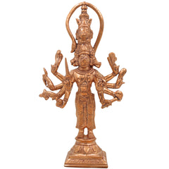 Handcrafted Panchaloha Hanuman Idol in Bronze | Anjaneya, Bajrang Bali, Veer Maruti Murti for Home Temple & Pooja Decor – 26cm,Gold, 10.5 Inch, 1 Piece