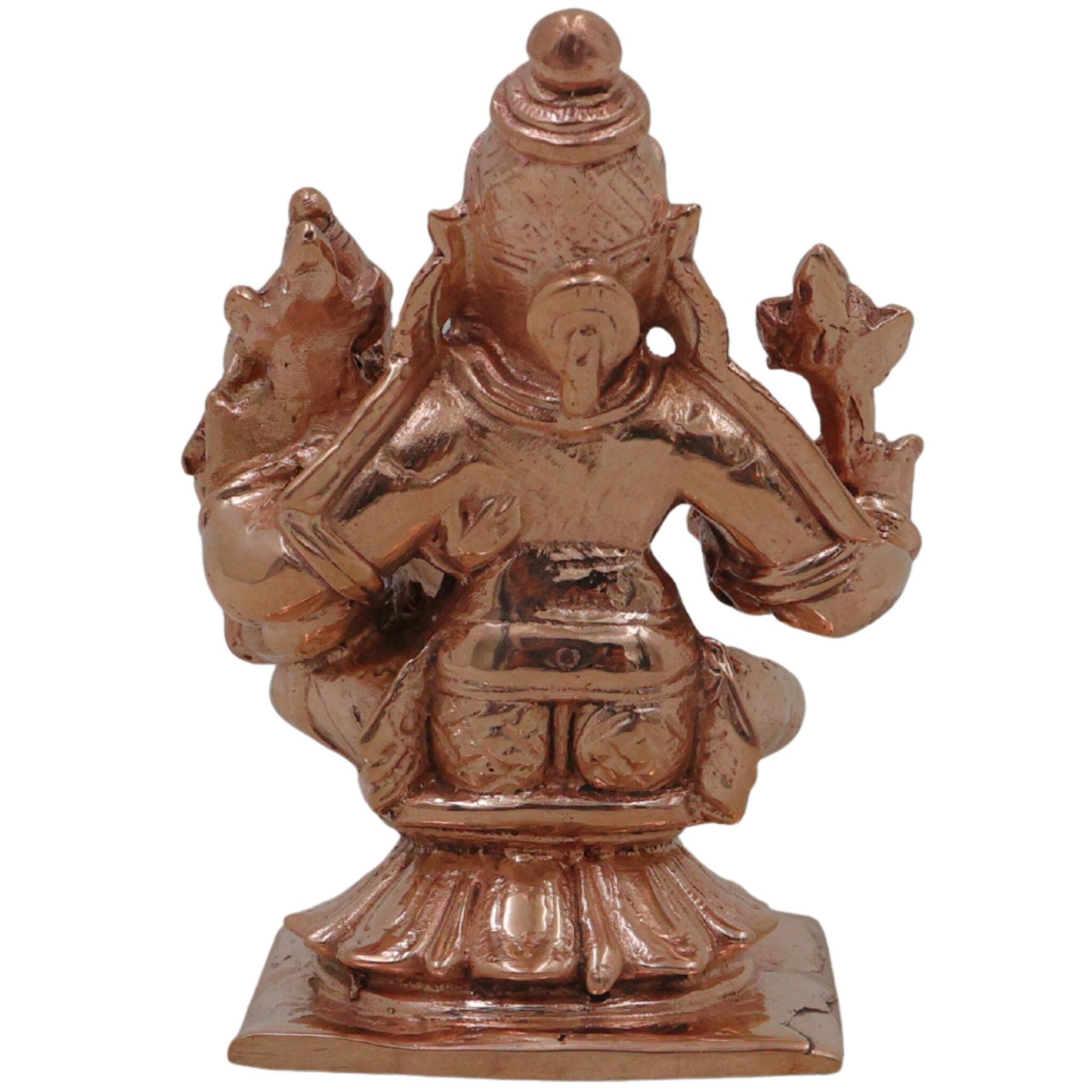 Handcrafted Bronze Narasimha Lakshmi Idol, Lakshmi Narasimha Swamy Murti, Laxmi Narasimha Vigraham, Traditional Panchaloha-Inspired Narasimha Ammavaru Statue for Home Temple Decor,Gold, 3 Inch, 1 Piece