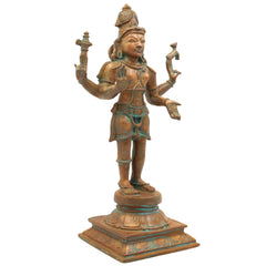 Bronze Lord Shiva Idols, Shiv Statue, Shankar Murti, Home Decor, Showpiece,Brown, 13 Inch, 1 Piece