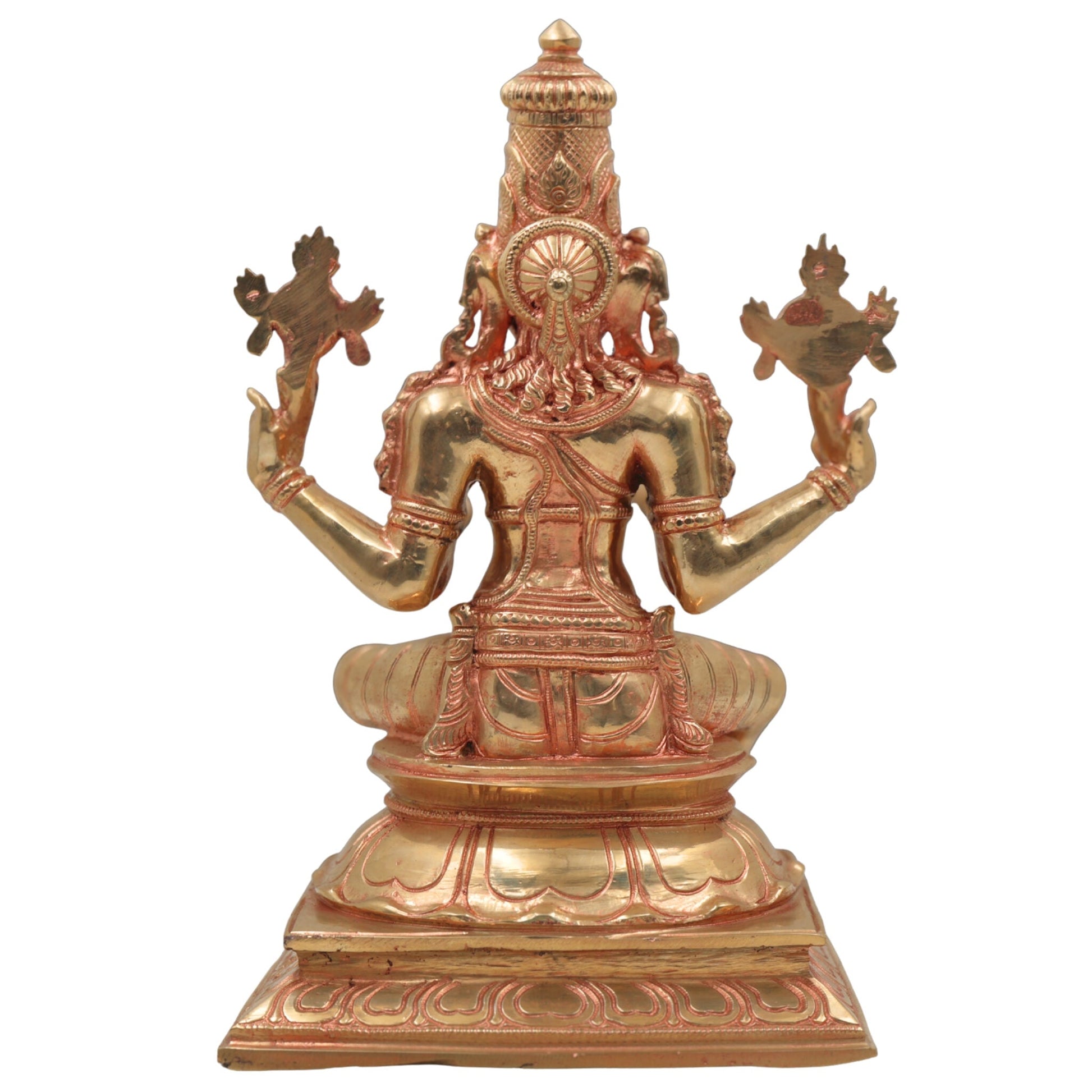 Handcrafted Panchaloha Vishnu Idol – Bronze Narayana, Hari, Govinda, Venkateswara, Padmanabha Murti for Temple & Home Décor,Gold,13inch,1pice