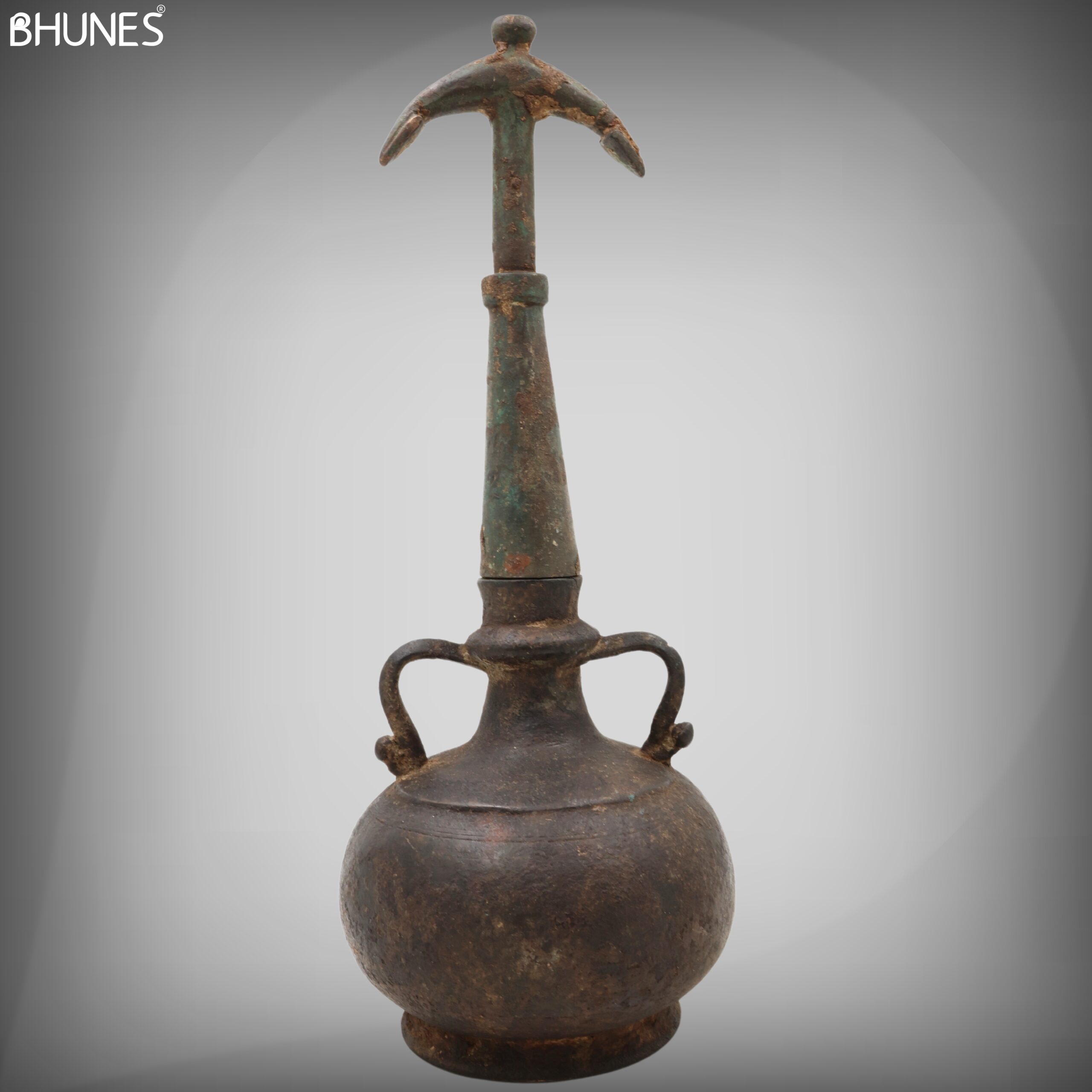 Brass 19Th Centuries Antique Oil Lamp, Antiques Diya, Deepam, Lamps, Deepa, Deepam For Home Decor,Black, 13 Inch, 1 Piece