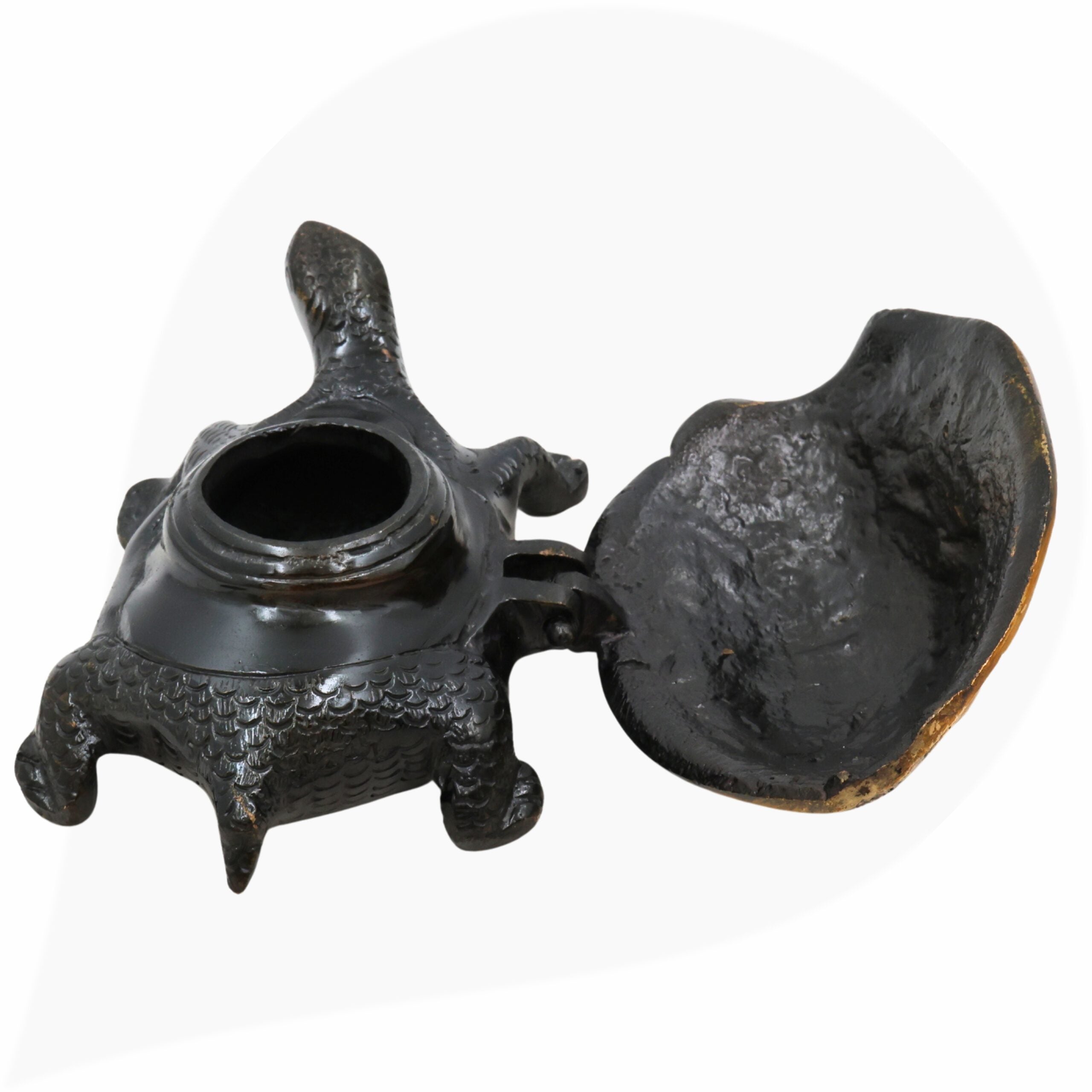 Brass Tortoise Idol | Vastu Kurma Avatar Kachhua Figurine for Home, Feng Shui, Wealth & Long Life Decor,Gold, 2 Inch, 1 Piece