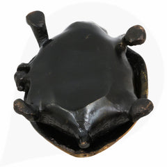 Brass Tortoise Idol | Vastu Kurma Avatar Kachhua Figurine for Home, Feng Shui, Wealth & Long Life Decor,Gold, 2 Inch, 1 Piece