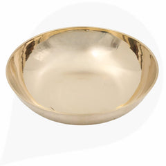 Kansa Bronze Bowl, Panchaloha Pooja Katori for Rituals, Ashtadhatu Decorative Idol, Traditional Indian Puja Bowl,Gold, 1.5 Inch, 1 Piece