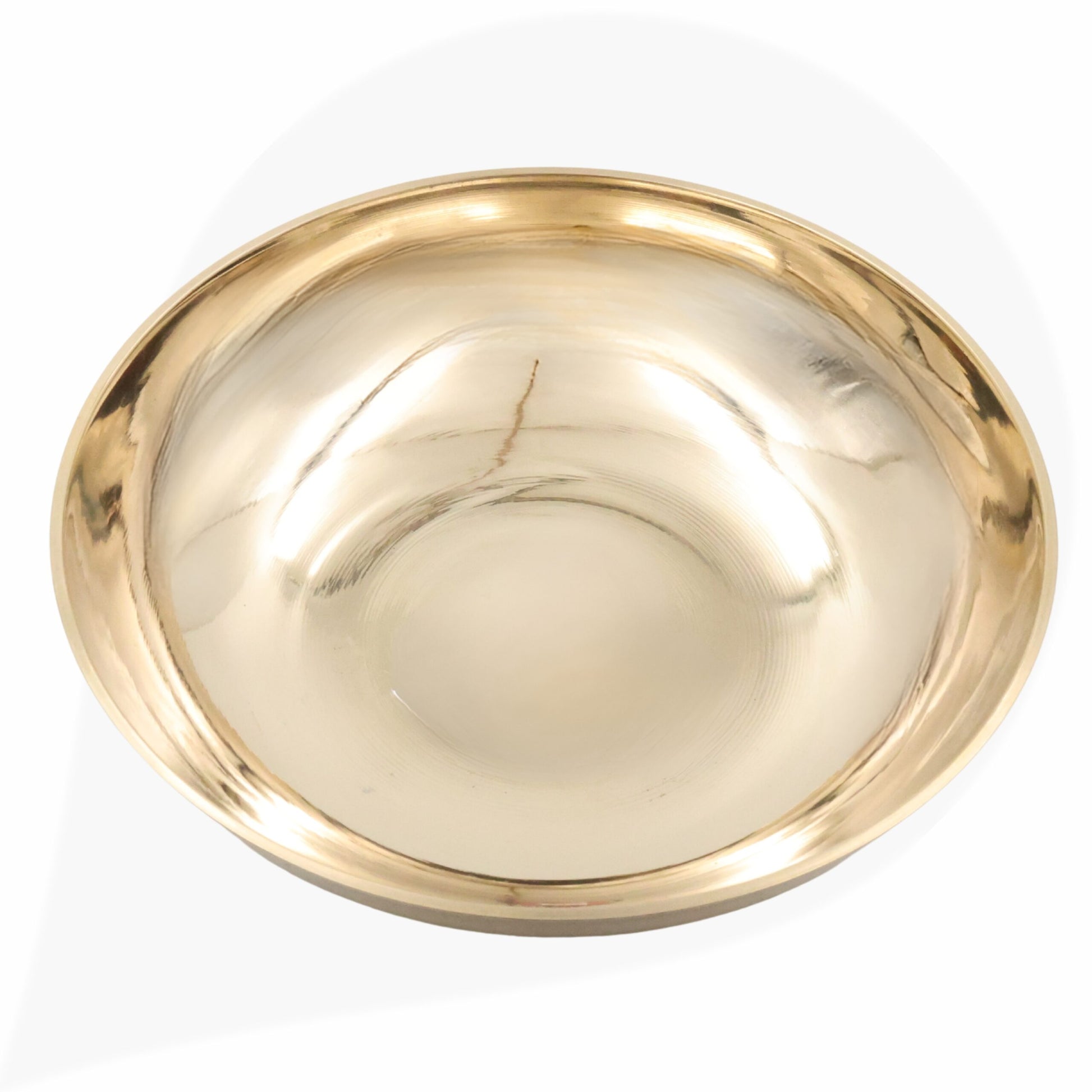 Kansa Bronze Bowl, Panchaloha Pooja Katori for Rituals, Ashtadhatu Decorative Idol, Traditional Indian Puja Bowl,Gold, 1.5 Inch, 1 Piece