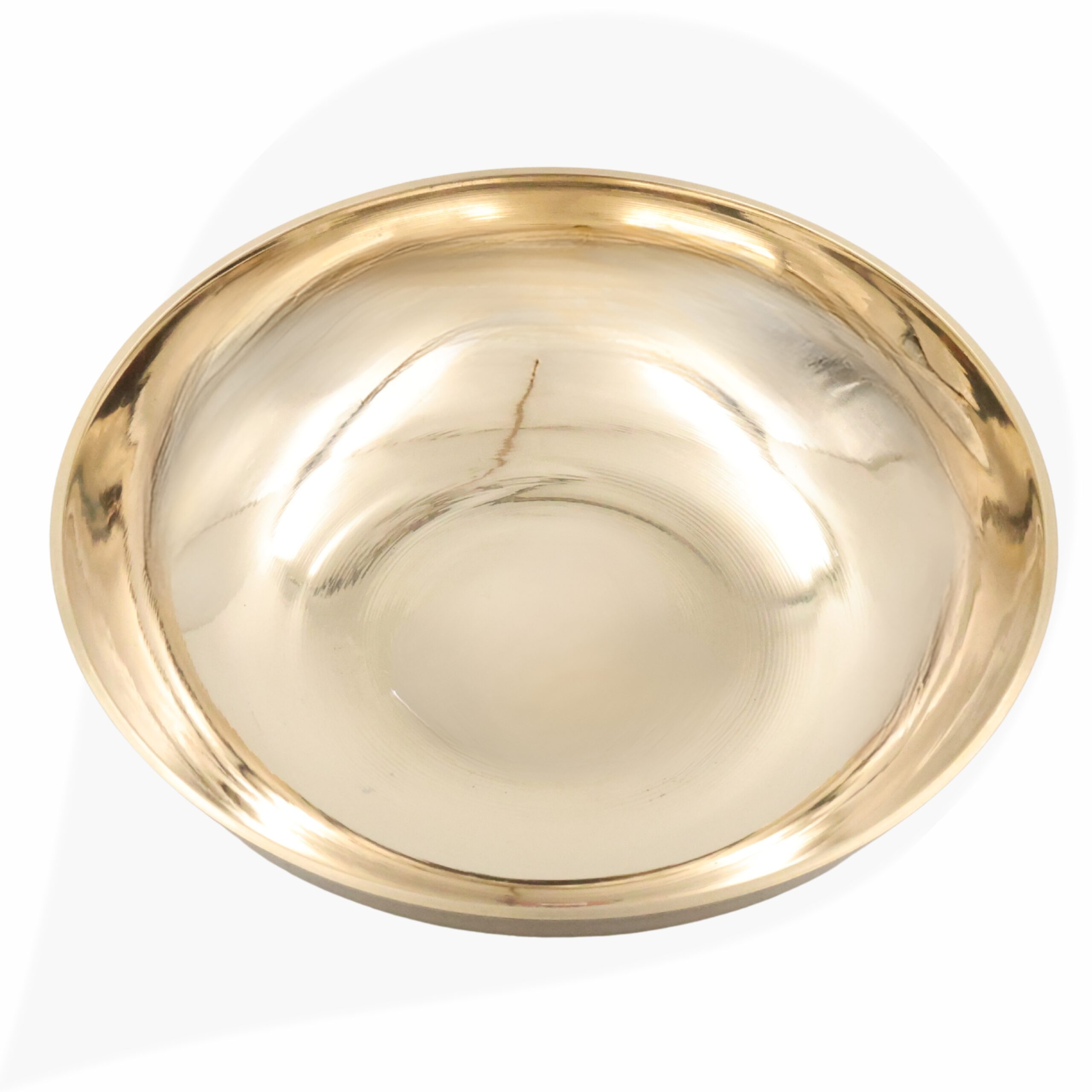 Kansa Bronze Bowl, Panchaloha Pooja Katori for Rituals, Ashtadhatu Decorative Idol, Traditional Indian Puja Bowl,Gold, 1.5 Inch, 1 Piece