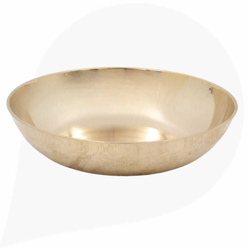 Kansa Bronze Bowl, Panchaloha Pooja Katori for Rituals, Ashtadhatu Decorative Idol, Traditional Indian Puja Bowl,Gold, 1.5 Inch, 1 Piece