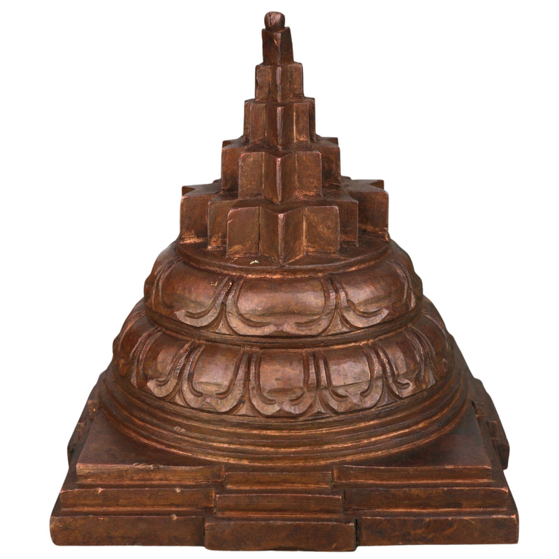 Bronze Panchaloha Shree Yantra, Panchadatu Shri Yantra for Vastu and Spiritual Energy, Handcrafted Sacred Yantra for Home and Office, Brown, 4 Inch, 1 Piece