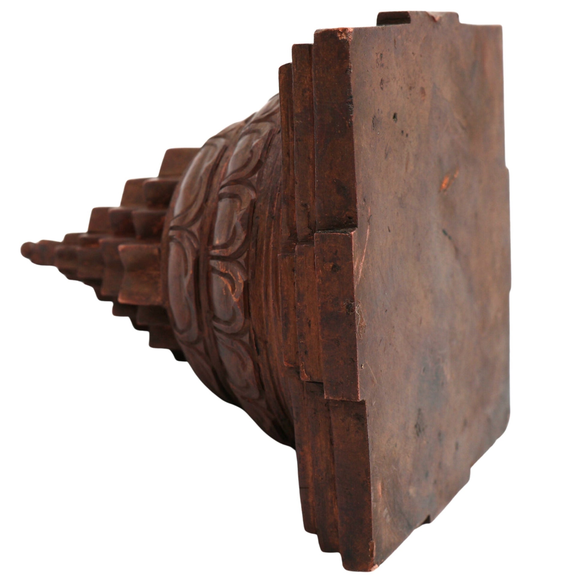 Bronze Panchaloha Shree Yantra, Panchadatu Shri Yantra for Vastu and Spiritual Energy, Handcrafted Sacred Yantra for Home and Office, Brown, 4 Inch, 1 Piece