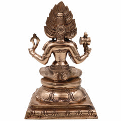 Handcrafted Panchaloha Mariamman Idol – Bronze Grama Devata | Samayapuram Karumari Amman | South Indian Kuladeivam Statue for Temple & Home Decor, Gold, 10.5 Inch, 1 Piece
