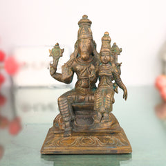 Handcrafted Bronze Varaha Lakshmi Idol | Panchaloha Varahi Amman Statue | Traditional South Indian Chola Art Lakshmi Varahi Murti for Temple & Home Pooja          Ask ChatGPT,Brown, 6 Inch, 1 Piece
