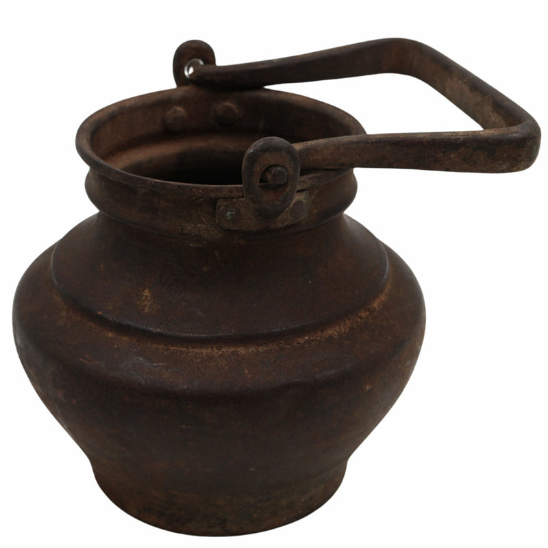Bhunes Antique Brass Loota, Lota Poja Cambu, Water Loota, Jal Lota, Poja Cambu, Lotiya, Gangajali Stoup,Brown, 4.5 Inch, 1 Piece