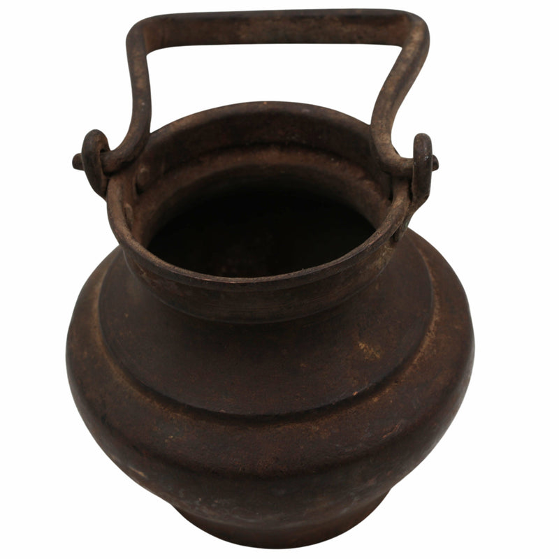 Bhunes Antique Brass Loota, Lota Poja Cambu, Water Loota, Jal Lota, Poja Cambu, Lotiya, Gangajali Stoup,Brown, 4.5 Inch, 1 Piece