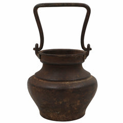 Bhunes Antique Brass Loota, Lota Poja Cambu, Water Loota, Jal Lota, Poja Cambu, Lotiya, Gangajali Stoup,Brown, 4.5 Inch, 1 Piece
