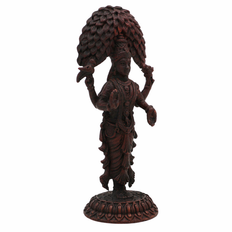 Copper Vasavi Kanyaka Parameshwari Idol | Kanyaka Parameswari Murti | Goddess Vasavi Statue for Pooja, Home Temple, Decor & Gifts | Vasavi Devi Murti, 8cm, 100g,Brown, 3 Inch, 1 Piece
