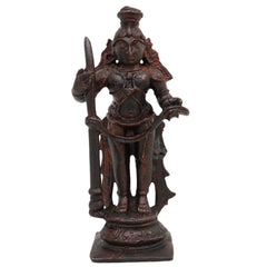 Copper Bala Krishna Idol, Handcrafted Laddu Gopal, Udupi Krishna Murti, Bal Gopal, Govinda Statue for Home Pooja & Spiritual Décor,Brown, 3 Inch, 1 Piece