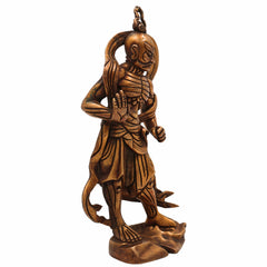 Brass Chinese Heng Ha Idol, Feng Shui Guardian Lions | Peetal Pital Ashtadhatu Murti Moorti Statue Vigraha for Puja, Home Decor & Gifts,Gold, 6.5 Inch, 1 Piece