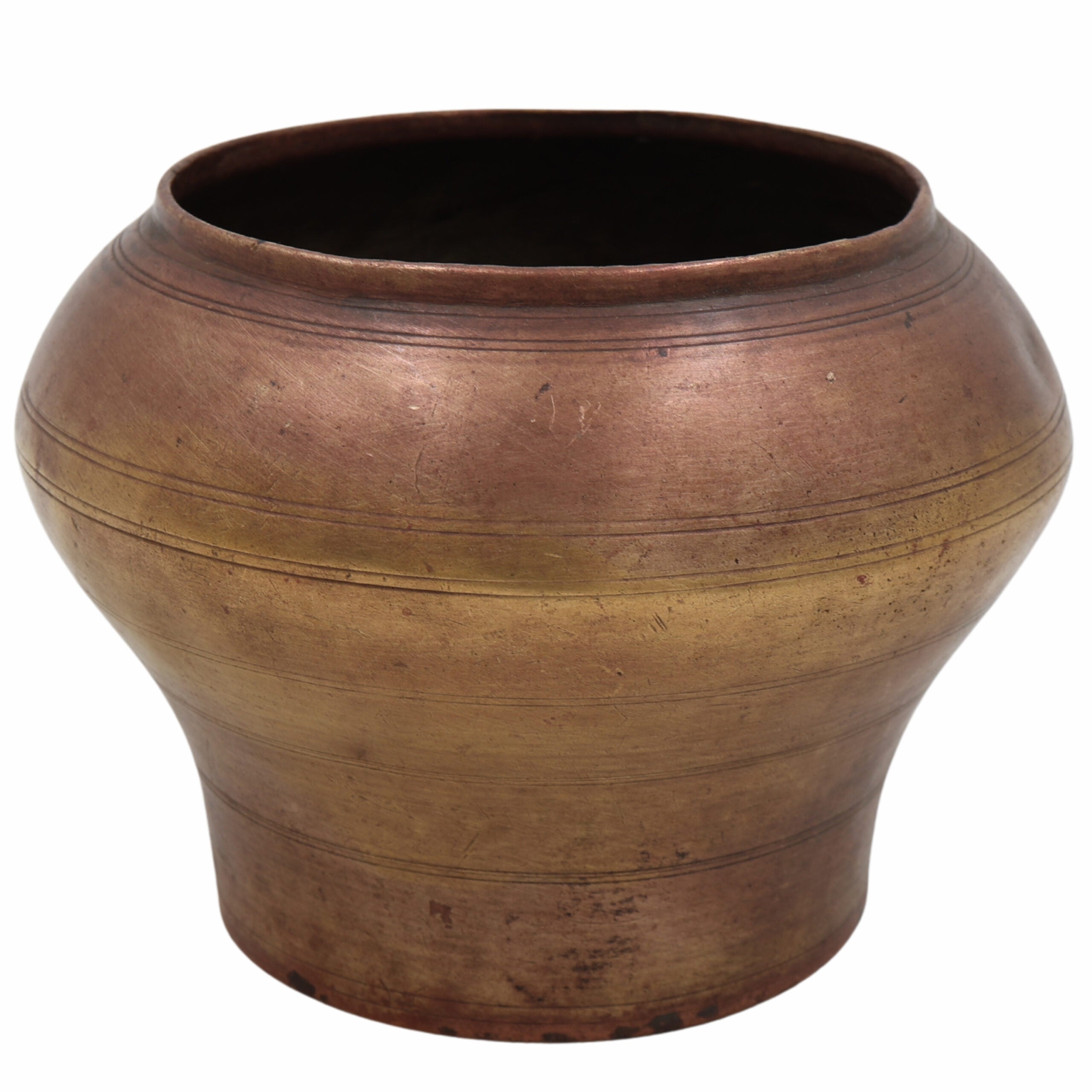 Bhunes Brass Antique Vintage Measuring Bowl – Traditional Handcrafted Kitchen & Decorative Collectible,Gold, 4.5 Inch, 1 Piece