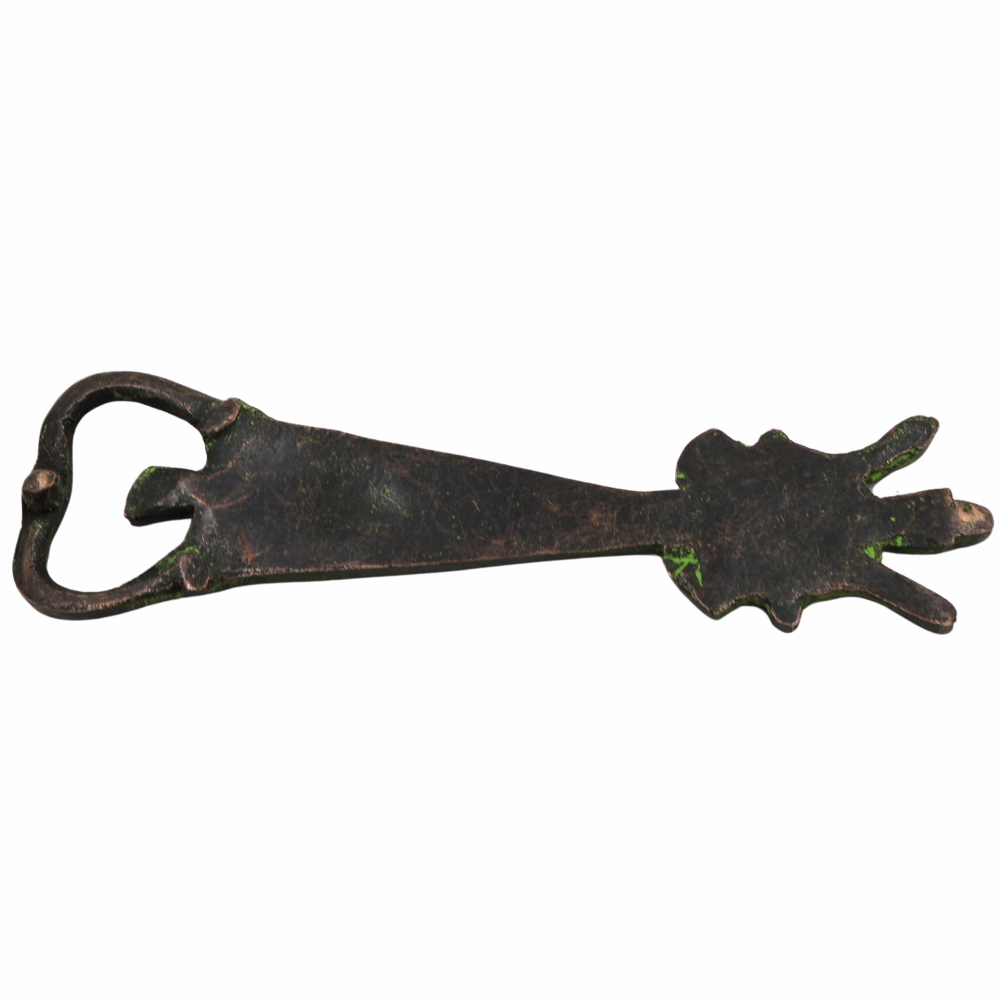 Bhunes Brass Bastar Art Bottle Opener, Tribal Handmande Opener,Gold, 6 Inch, 1 Piece