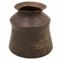 Bhunes Antique Brass Loota, Lota Poja Cambu, Water Loota, Jal Lota, Poja Cambu, Lotiya, Gangajali Stoup,Brown, 6 Inch, 1 Piece