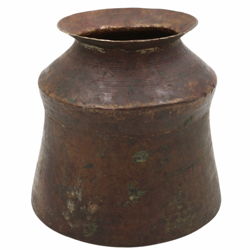 Bhunes Antique Brass Loota, Lota Poja Cambu, Water Loota, Jal Lota, Poja Cambu, Lotiya, Gangajali Stoup,Brown, 6 Inch, 1 Piece