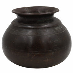 Bhunes Antique Brass Loota, Lota Poja Cambu, Water Loota, Jal Lota, Poja Cambu, Lotiya, Gangajali Stoup,Brown, 6 Inch, 1 Piece
