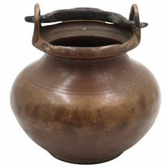Bhunes Antique Brass Loota, Lota Poja Cambu, Water Loota, Jal Lota, Poja Cambu, Lotiya, Gangajali Stoup,Gold, 5.5 Inch, 1 Piece