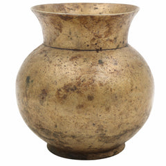 Bhunes Antique Brass Loota, Lota Poja Cambu, Water Loota, Jal Lota, Poja Cambu, Lotiya, Gangajali Stoup,Gold, 4.5 Inch, 1 Piece